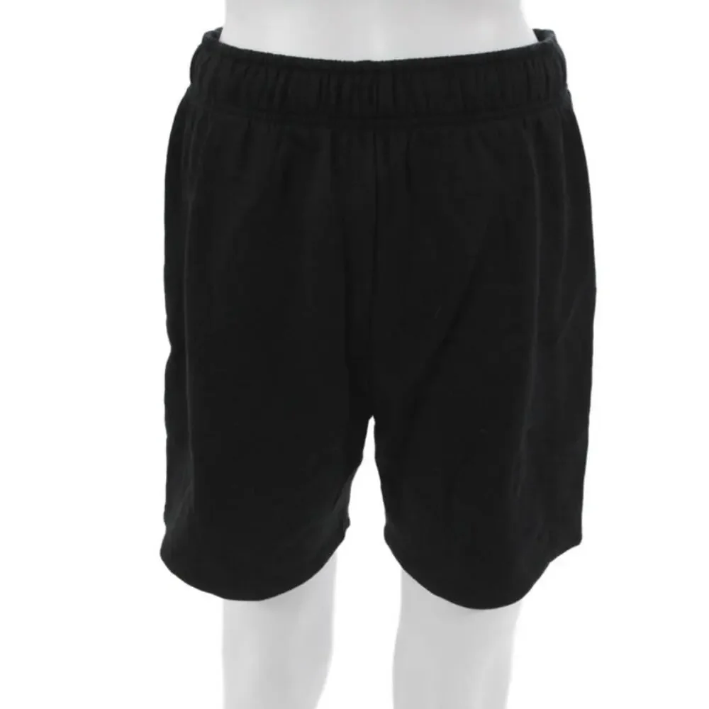 ALO Yoga Accolade Sweat Shorts‎ Black Athleisure Lounge Minimalist Elastic Waist